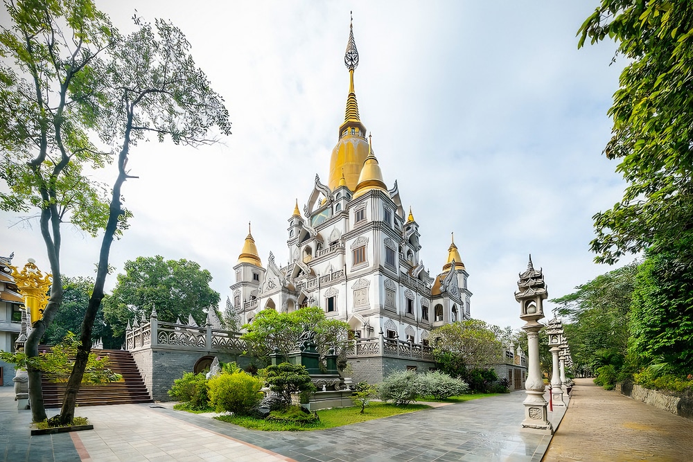Chùa Bửu Long thể hiện sự kết hợp độc đáo